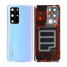 Galinis dangtelis Huawei P40 Pro Ice White originalus (naudotas, Grade C)