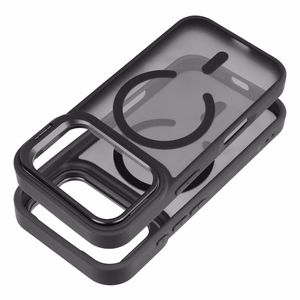Case for iPhone 16 Forcell F-Protect Shadow Stand Premium compatible with MagSafe black