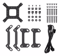 DeepCool LP360 Kompiuterio korpusui, Procesorius Universalusis skystinis aušintuvas 12 cm Juoda 1 vnt