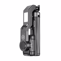 Blavec asmenukių lazda aliuminio Fusion P-10 gimbalo trikojis + nuotolinio valdymo pultas 1 metras (SSFP10G-TRB10) juodas