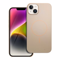 Blizgus magnetinis dėklas suderinamas su MagSafe IPHONE 14 PLUS dykumos auksinis