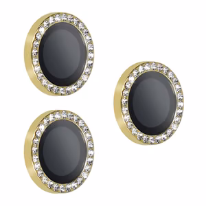 Temperuotas stiklas HARD DIAMOND kamerai (objektyvui) iPhone 17 Pro/17 Pro Max aukso spalvos, 3 vnt.