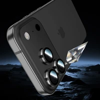 Benks Grūdintas stiklas Glass Warrior metalinis objektyvo apsauginis stiklas kamerai Iphone 17 Air (lęšio 1 vnt.) juodas