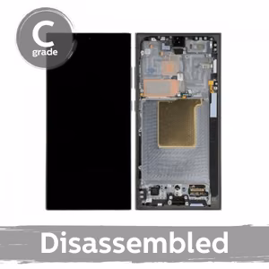 LCD Display Compatible With Samsung S928 S24 Ultra with Frame / Titanium Black / (8/10 Used)