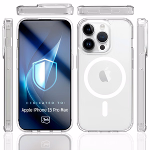 3mk Apsauginis MagCase skirtas iPhone 15 Pro Max - skaidrus