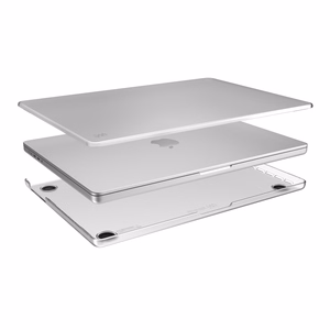 Speck SmartShell kietas dėklas, skirtas MacBook Pro 16" (M5 / M4 / M3 / M2 / M1, 2026–2021), skaidrus