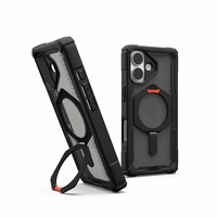 UAG Urban Armor Gear dėklas PLASMA XTE suderinamas su MagSafe iPhone 17 juodas / oranžinis