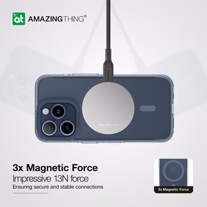 Amazing Thing Titan Pro magnetinis dėklas MagSafe 10FT IP156.1PTMBU iPhone 15 Pro mėlynas