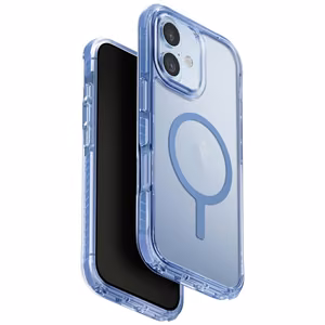 Uniq Combat iPhone 17 Magclick чехол с зарядкой - синий