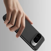 Nillkin Super Frosted Shield Pro Magnetinis dėklas telefonui Google Pixel 9 - juodas