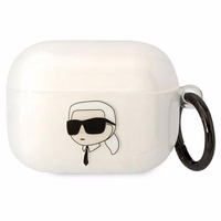Karl Lagerfeld KLAPHNIKTCT AirPods Pro dėklas permatomas Karl`s Head
