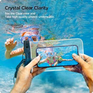 Spigen Aqua Shield A601 dėklas atsparus vandeniui IPX8 - permatomas 2 vnt.