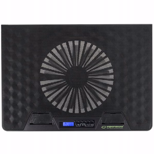 Esperanza EGC101 aušinimo padėklas nešiojamam kompiuteriui 800 RPM Juoda