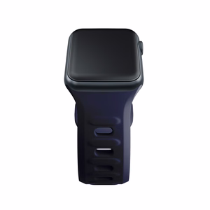 38/40/41/42 mm Gray (small) - 3mk Silicone Watch Strap for Apple