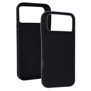 Matinis dėklas telefonui iPhone 17 Pro Max - juodas