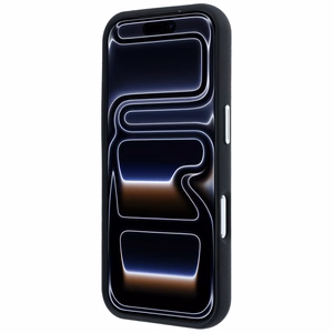 BMW Sign Deboss Quilted Metal Logo MagSafe dėklas, skirtas iPhone 18 Pro Max – tamsiai pilkas