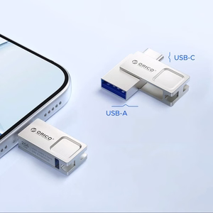 Orico U301 256 GB USB-A USB-C USB 3.2 Gen 1 Pendrive - Silver
