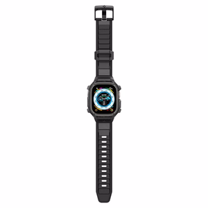 Чехол Spigen Rugged Armor Pro для Apple Watch Ultra (49mm) с ремешком — чёрный