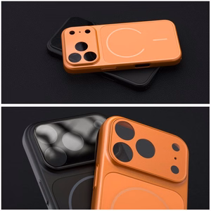 Dėklas MAKE 17 (MagSafe) skirtas iPhone 13 oranžinis