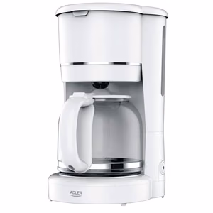 Adler AD 4383w Filtrinė kavavirė maltai kavai 1,5 l balta
