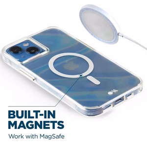 Case-Mate Soap Bubble MagSafe dėklas, skirtas iPhone 14 Plus, vaivorykštinis