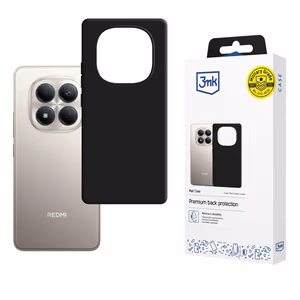 3mk Matinis Dėklas for Xiaomi Redmi Note 15 Pro 4G - matinis juodas