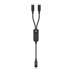 Acefast C5 кабель USB-C - USB-C USB-C 2 в 1 100W 480Mb/s - чёрный