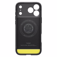 Spigen Rugged Armor Mag Magnetinis dėklas telefonui iPhone 17 Pro - matinė juoda