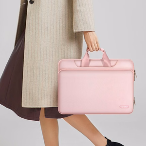 Tech-Protect Pocket 15-16 nešiojamojo kompiuterio krepšys - rožinis