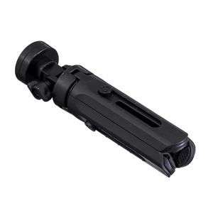 Mini trikojis asmenukių lazda laikiklis telefonui, kamerai ir GoPro, 16-21 cm - juodas