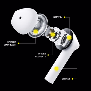 3mk Movepods 5.4 belaidės ausinės - baltos