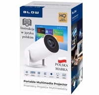 BLOW AndroidTV HD Cinema baltas nešiojamas Projektorius