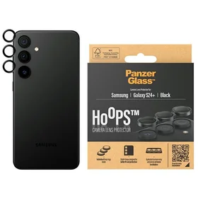 PanzerGlass Hoops kameros apsauga Samsung Galaxy S24+ - su juodu rėmeliu