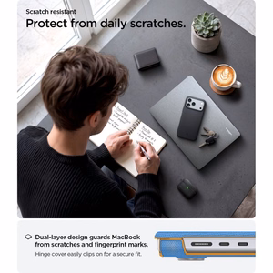 Spigen Urban Fit dėklas, skirtas MacBook Pro 14" 2021 / 2023 / 2024 / 2025 / 2026 – pilkas