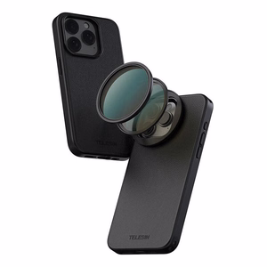 Telesin magnetinis filtro rėmo dėklas telefonui iPhone 15 Pro Max