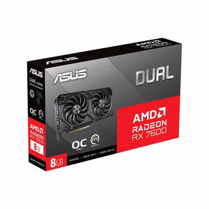 ASUS Dual -RX7600-O8G-EVO AMD Radeon RX 7600 8 GB GDDR6 Vaizdo plokštė