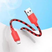 Kabelis USB A į Micro USB Hoco 2,4A 1 m gradientinė raudona