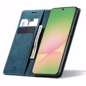 Spacecase piniginės dėklas Galaxy A37 5G mėlynas