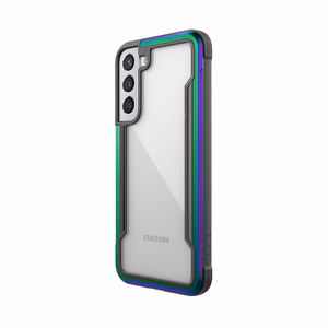 X-Doria Raptic Shield Pro dėklas, skirtas Samsung Galaxy S22+ 5G, su antimikrobine apsauga, vaivorykštinis