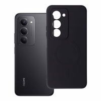 SILICONE MAG DĖKLAS suderinamas su MagSafe XIAOMI Redmi 15 4G / 5G (171,1mm) juoda