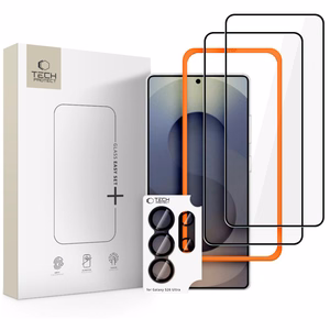Tech-Protect Easy Set+ 3 vnt. grūdintas stikliukas Galaxy S26 Ultra juodas