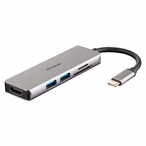 D-Link DUB-M530 – 5-in-1 USB-C šakotuvas su HDMI ir SD / microSD kortelių skaitytuvu
