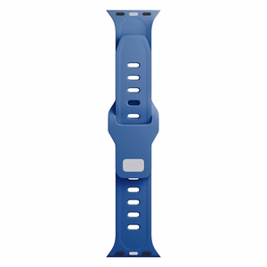 42/44/45/46/49 mm Blue (big) - 3mk Silicone Watch Strap for Apple