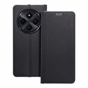 Флип-чехол для Xiaomi Redmi 14C Luna Book Carbon чёрный