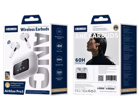 JELLICO belaidės ausinės AirBlue Pro 3 baltas