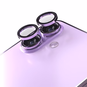 Etteri apsauginis stiklas kamerai iPhone 17 violetinis