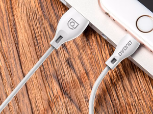 Dudao kabelis USB Type C 2.1A 1m baltas (L4T 1m baltas)
