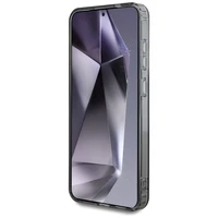 Karl Lagerfeld Mygtukas Choupette Galva Spausdintas Logotipas Magnetinis Samsung Galaxy S25 dėklas juoda