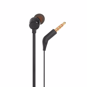 Laidinės ausinės su 3,5 mm jungtimi JBL T110 juodos