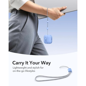 ESR Pulse HaloLock MagSafe  Apple AirPods 4 / 5 dėklas, šviesiai mėlynas